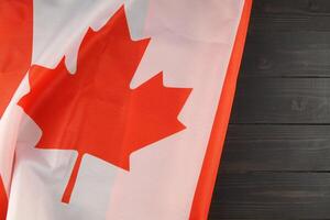 Flag of Canada place for text cope space photo