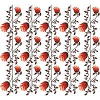 SEAMLESS PATTERN OF RED ROSE vector