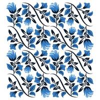 SEAMLESS PATTERN OF NATURE BOTANICAL ART vector