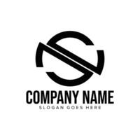 Abstract Initial Letter S Logo. White Radial Line Geometric Infinity Style vector