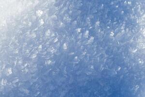 Glistening Elegance Floor Adorned with Small Ice Grains photo