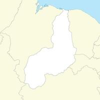 Location map of Piaui is a state of Brazil vector