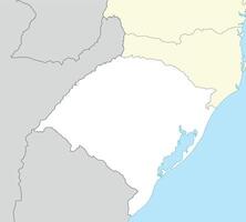 Location map of Rio Grande do Sul is a state of Brazil vector