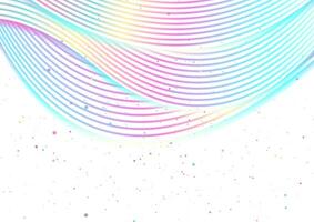 Holographic linear waves and small particles abstract background vector
