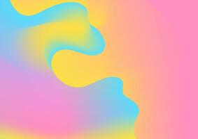 Multicolored pastel abstract minimal background vector