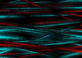Blue red smooth glowing stripes abstract grunge background vector