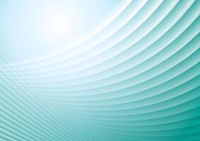 Cyan blue glossy smooth waves abstract background vector