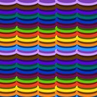 Abstract colored background of flat colored discs stacked in rows. illustration abstract background of different colors in longitudinal rows of cookies one above the other vector