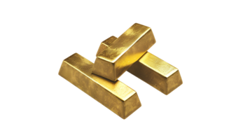 Gold Bars No Background Applicable to any Context Perfect for Print on Demand png