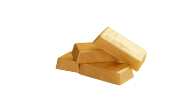 Gold Bars No Background Applicable to any Context Perfect for Print on Demand png