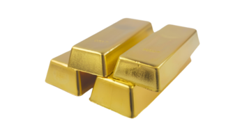 Gold Bars No Background Applicable to any Context Perfect for Print on Demand png