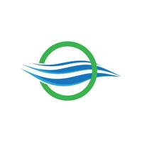 blue sea water high wave design vector