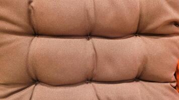 soft pillow with minimalist fabric gray color photo