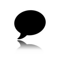 Message web icon on white background vector