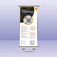 Business Roll Up Set. Standee Design. Banner Template, Abstract Blue Geometric Triangle Background , flyer, presentation, leaflet, j-flag, x-stand, x-banner, exhibition display vector