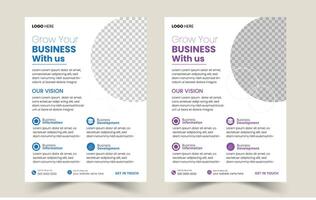 Dynamic Corporate Appeal A4 Flyer Bundle with Sleek Modern Designs Professional Elegance A4 Business Flyer Set with Creative Geometrics vector