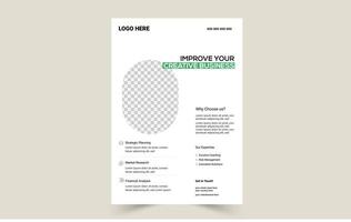 Corporate Business flyer template design, Flyer Template Geometric shape used for business poster layout, IT Company flyer, corporate banners, and leaflets. Graphic design layout with t vector