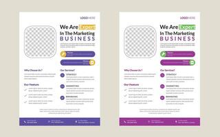 Flyer Set with Creative Geometrics, Business Flyer Collection with Modern Geometry, Flyer Bundle with Sleek Modern Designs vector