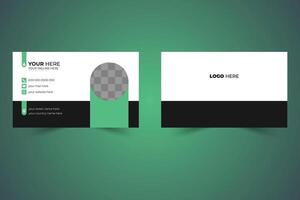 Modern and Creative Name Card Design Business Card Layout for Professionals vector