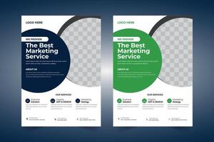Corporate Innovation A4 Flyer Bundle Featuring Creative Geometric Shapes Elevate Your Brand A4 Business Flyer Collection with Modern Geometry vector