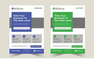 Corporate Innovation A4 Flyer Bundle Featuring Creative Geometric Shapes Elevate Your Brand A4 Business Flyer Collection with Modern Geometry vector