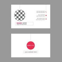 Set of Modern Business Card Print Templates Double-Sided Modern Business Card vector