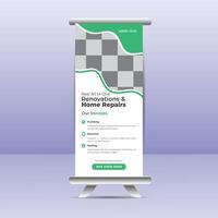 Business Roll Up Set. Standee Design. Banner Template, Abstract Blue Geometric Triangle Background , flyer, presentation, leaflet, j-flag, x-stand, x-banner, exhibition display vector