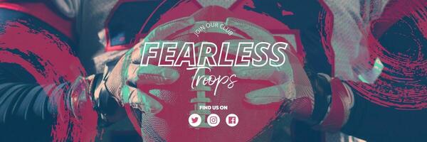 American Football Community Header Social Media template