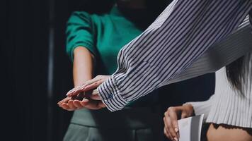 Business meetings to analyze investment strategies and brainstorm sales plans for a more profitable business. video