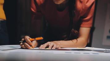 Business meetings to analyze investment strategies and brainstorm sales plans for a more profitable business. video