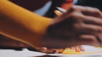 Business meetings to analyze investment strategies and brainstorm sales plans for a more profitable business. video
