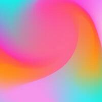 Mixture of rainbow gradients in wave shape. Background is swirl of bright colors. illustration of multicolor blurred pattern. vector