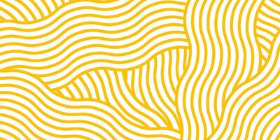 Spaghetti pattern on white. illustration of noodle background. Template for banner or menu of Asian food vector