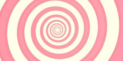 Candy pink spiral. Strawberry curled background. Poster with texture and color of yogurt and marshmallows vector