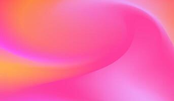 Gradient colored background. Abstract with magenta and orange color blur. Wave pattern in red shades vector