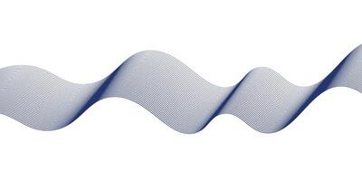 Abstract navy wavy line background illustration vector