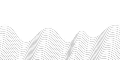 Abstract wavy line background vector