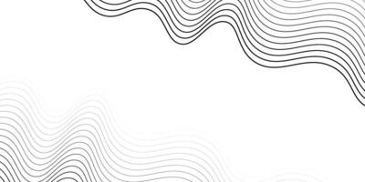 Wave abstract line background isolated on white. illustration vector