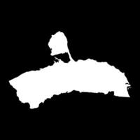 Falcon state map, administrative division of Venezuela. vector