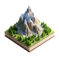 Beautiful High Quality 3d Isometric View Image Isolated on Transparent Background png