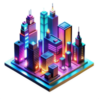 Beautiful High Quality 3d Isometric View Image Isolated on Transparent Background png