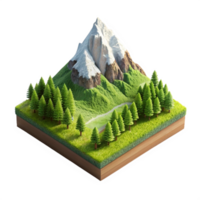 Beautiful High Quality 3d Isometric View Image Isolated on Transparent Background png