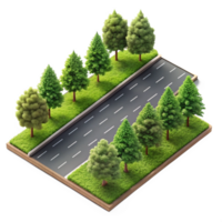 Beautiful High Quality 3d Isometric View Image Isolated on Transparent Background png
