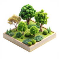 Beautiful High Quality 3d Isometric View Image Isolated on Transparent Background png