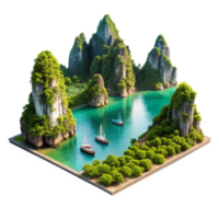 Beautiful High Quality 3d Isometric View Image Isolated on Transparent Background png