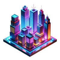 Beautiful High Quality 3d Isometric View Image Isolated on Transparent Background png