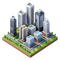 Beautiful High Quality 3d Isometric View Image Isolated on Transparent Background png