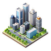 Beautiful High Quality 3d Isometric View Image Isolated on Transparent Background png