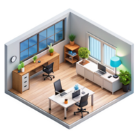Beautiful High Quality 3d Isometric View Image Isolated on Transparent Background png