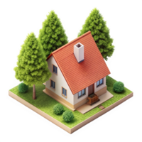 Beautiful High Quality 3d Isometric View Image Isolated on Transparent Background png